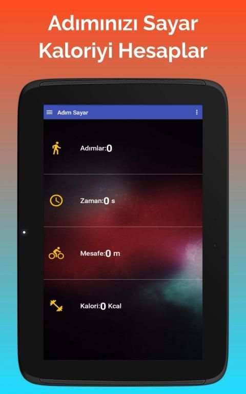 Adım Sayar - Pedometre Kalorimetre Mutlu Adımlar screenshot 6