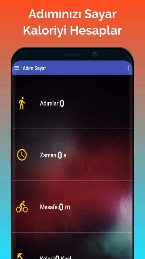 Adım Sayar - Pedometre Kalorimetre Mutlu Adımlar screenshot 12