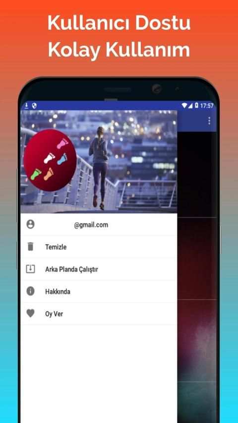 Adım Sayar - Pedometre Kalorimetre Mutlu Adımlar screenshot 8
