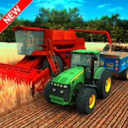 Village Tractor Driving & Farming :3D Tractor Game