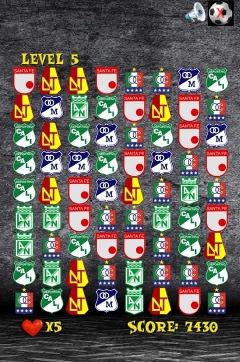 Futbo colombiano crush puzzles screenshot 2
