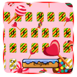 ikon Sweet Candy Keyboard Theme