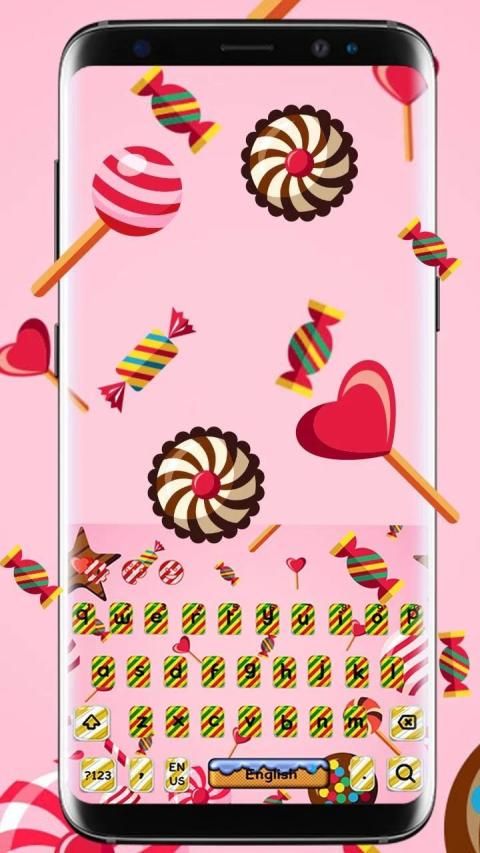 Sweet Candy Keyboard Theme screenshot 4