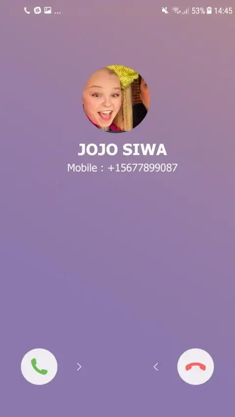 jojo siwa phone number call