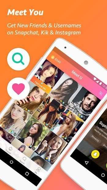 Meet U - Get Friends for Snapchat, Kik & Instagram screenshot 2