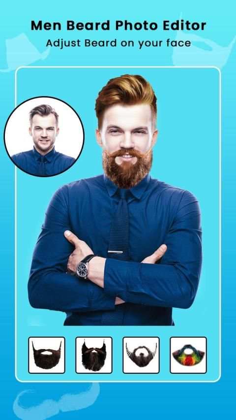 Man Photo Editor - Men Hair Style, Make up, Beard screenshot 4