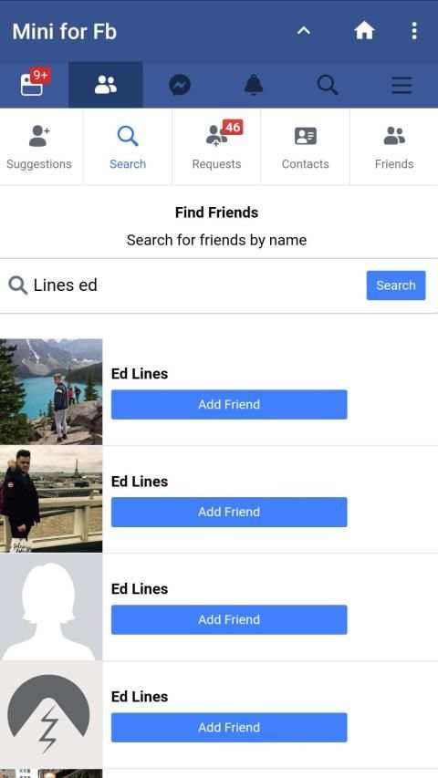 Mini lite for facebook स्क्रीनशॉट 3
