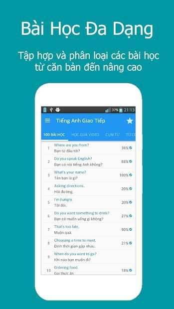 Luyện nghe tiếng anh giao tiếp स्क्रीनशॉट 1