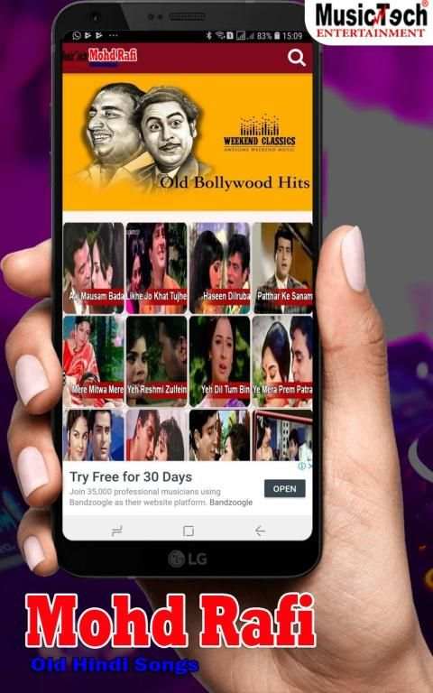 Mohammad Rafi Old Hindi Songs screenshot 3