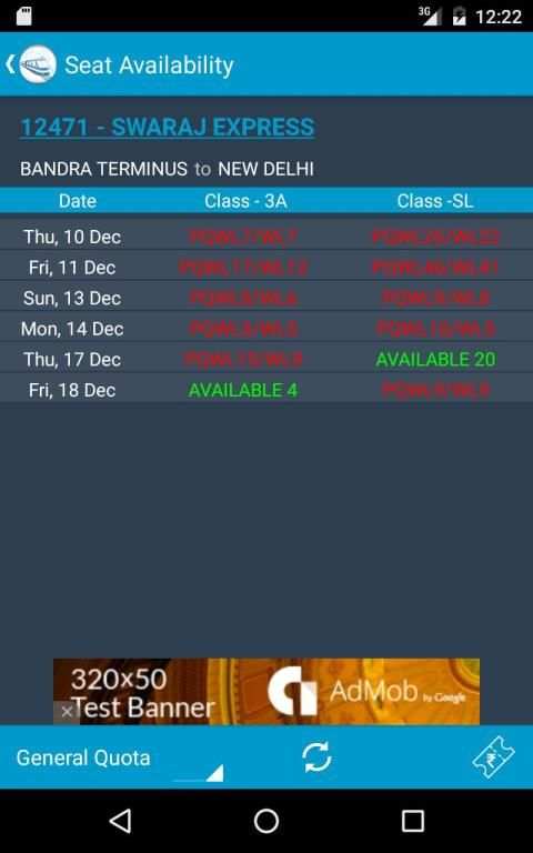 Indian Rail Train Status स्क्रीनशॉट 12