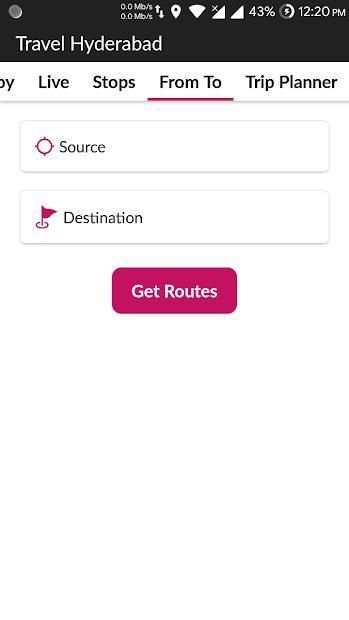 TSRTC - Travel Hyderabad Live City Bus Tracking screenshot 4