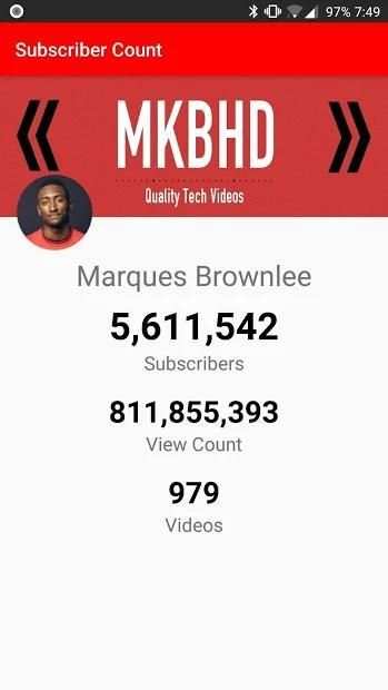 Realtime Live Subscriber Count screenshot 2