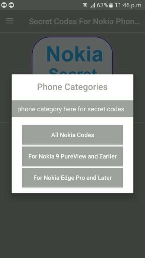 Secret Codes For Nokia Phone Free App 2019 screenshot 3