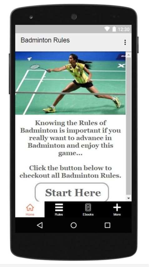 Badminton Rules screenshot 4