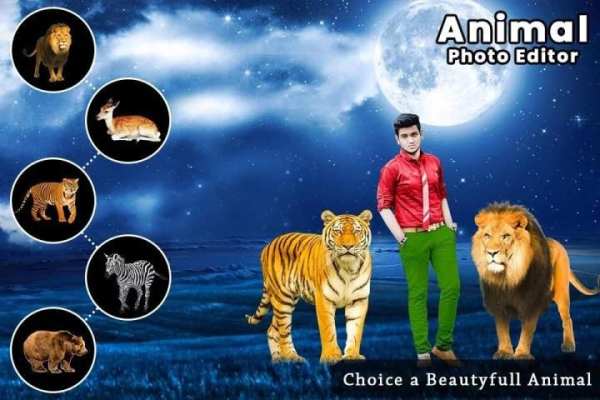 Wild Animal Photo Editor स्क्रीनशॉट 46