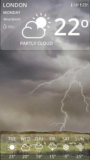 Live Weather Forecast App - Daily Local Weather скриншот 1