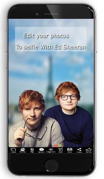 Ed Sheeran Selfie Camera screenshot 1