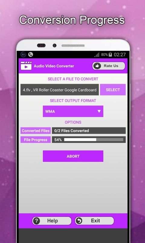 Audio Video Converter स्क्रीनशॉट 2