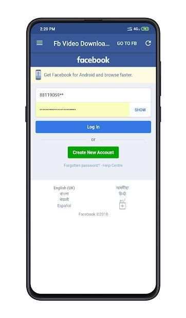 Facebook Video Downloader screenshot 2