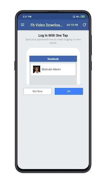 Facebook Video Downloader screenshot 1