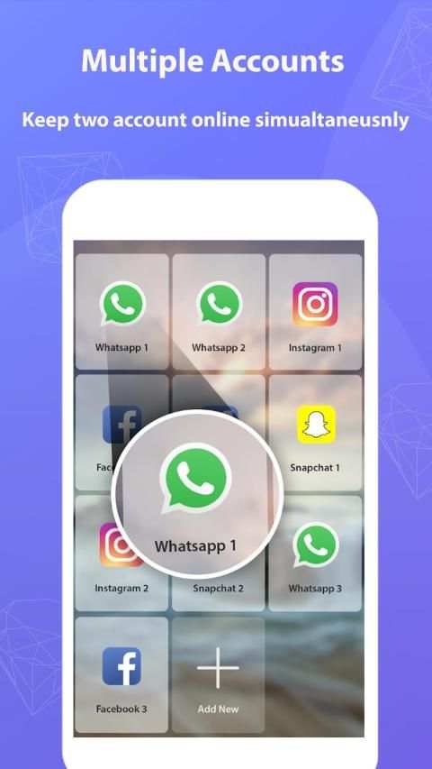 Messenger Paralle Space - Dual Space - Clone App स्क्रीनशॉट 1