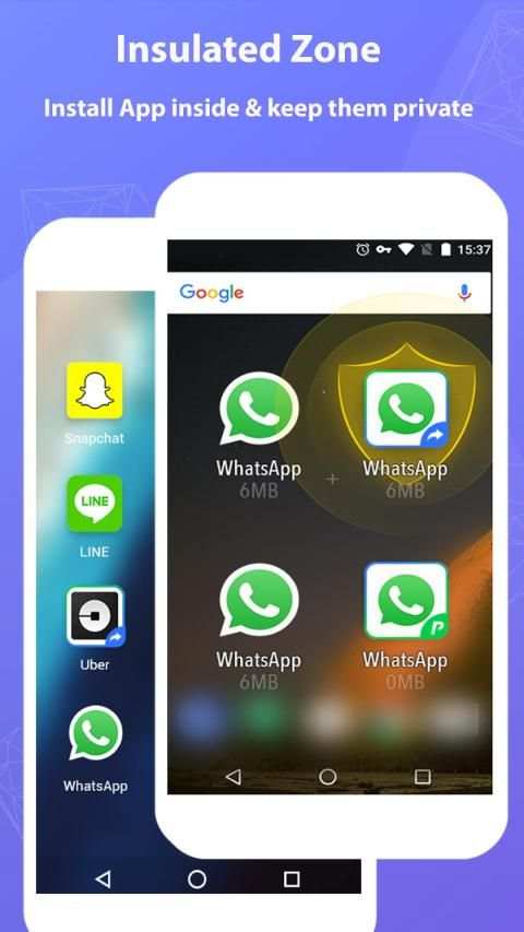 Messenger Paralle Space - Dual Space - Clone App स्क्रीनशॉट 2
