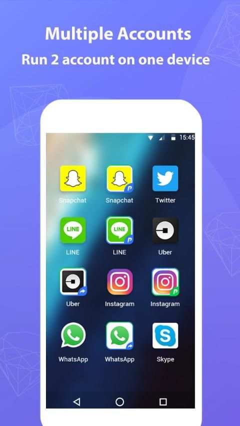 Messenger Paralle Space - Dual Space - Clone App स्क्रीनशॉट 3