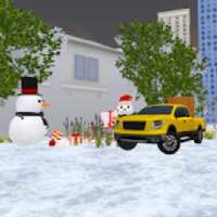 Car Cargo Transport 3D: Winter Edition logo