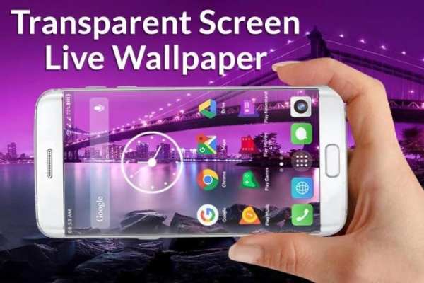 Transparent Screen Live Wallpaper screenshot 1