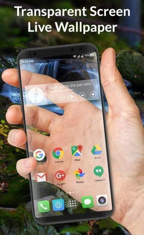 Transparent Screen Live Wallpaper screenshot 5