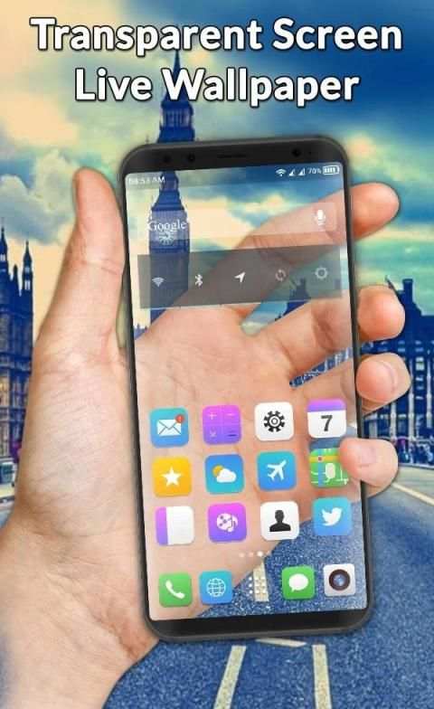 Transparent Screen Live Wallpaper screenshot 3