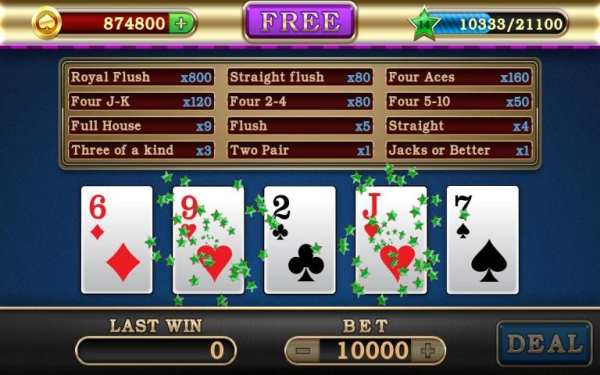 Video Poker स्क्रीनशॉट 3