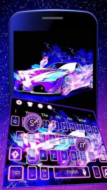 Keyboard Mobil Flaming screenshot 1
