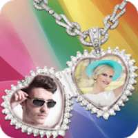 Love Locket Photo Frames : Couple Locket