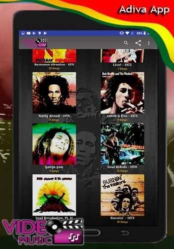 Bob Marley Full Album Song and HD Videos screenshot 3