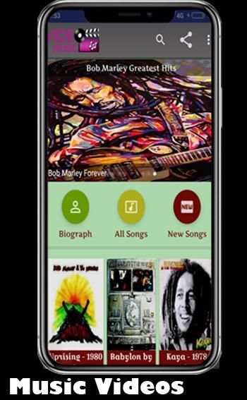 Bob Marley Full Album Song and HD Videos screenshot 2