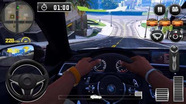 City Driving Bmw Simulator स्क्रीनशॉट 2