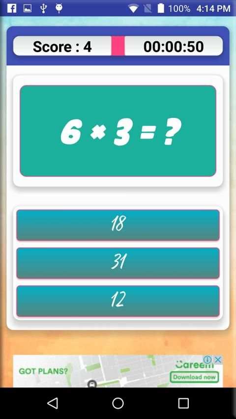 Math Game Real Brain Master screenshot 3