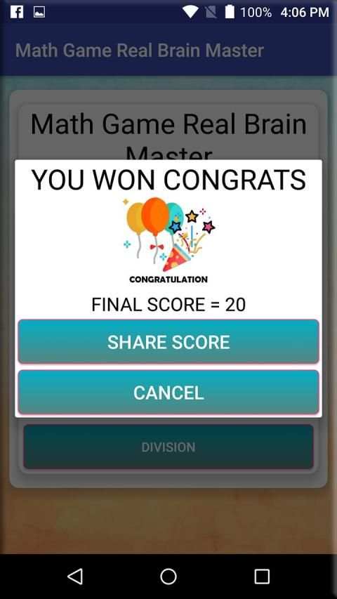 Matematika permainan master otak nyata screenshot 4