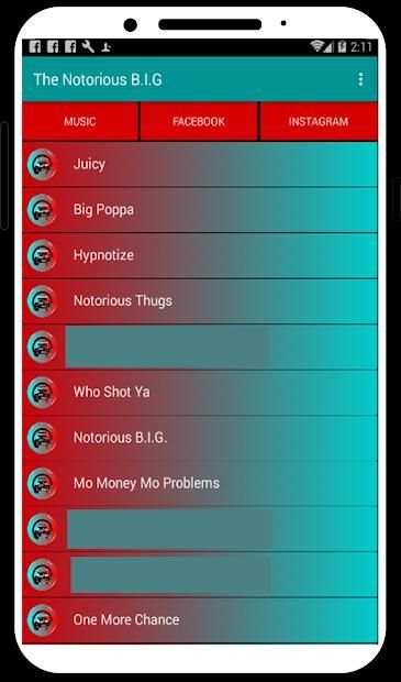 All Songs The Notorious B.I.G 1 تصوير الشاشة
