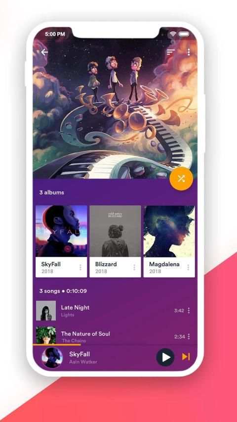 Music Player - Audio Player, MP3 Player स्क्रीनशॉट 5