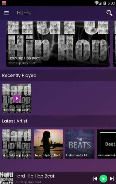 Hip Hop Beats Instrumental screenshot 2