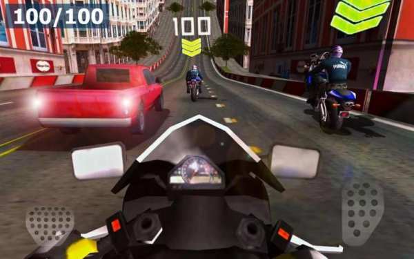 Speed Moto Racing - City Edt. स्क्रीनशॉट 3