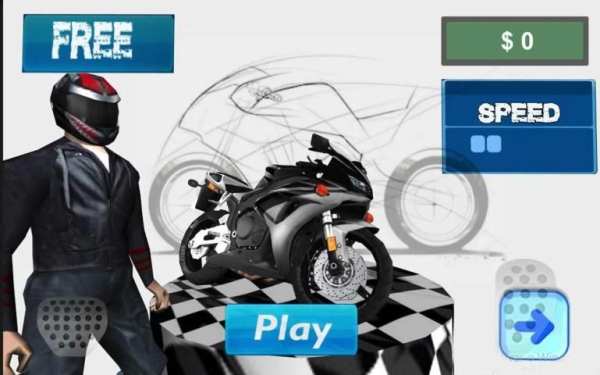 Speed Moto Racing - City Edt. स्क्रीनशॉट 1