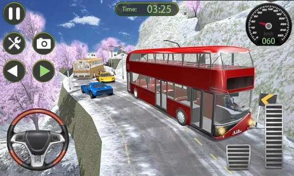 Bus Racing Competition - Driving On Highway स्क्रीनशॉट 1