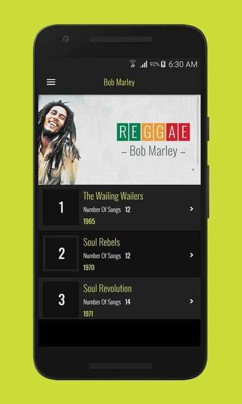 Bob Marley Music Library (Unofficial) screenshot 6