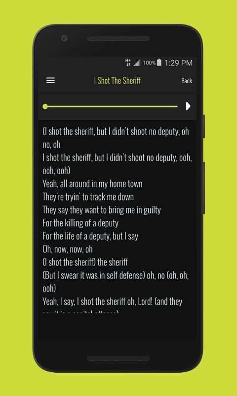 Bob Marley Music Library (Unofficial) screenshot 4