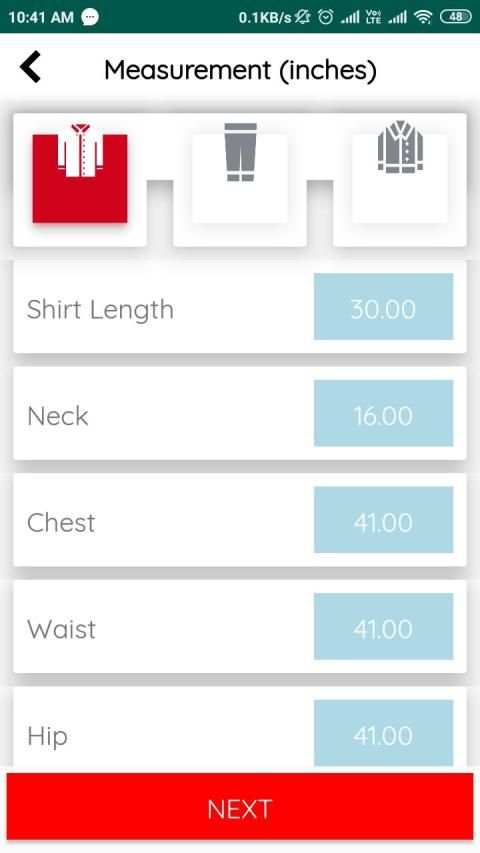 TAILORING mapp screenshot 4