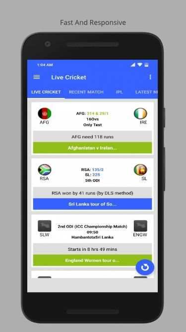 Cricket Live Score स्क्रीनशॉट 4