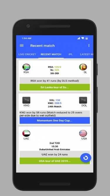 Cricket Live Score स्क्रीनशॉट 3